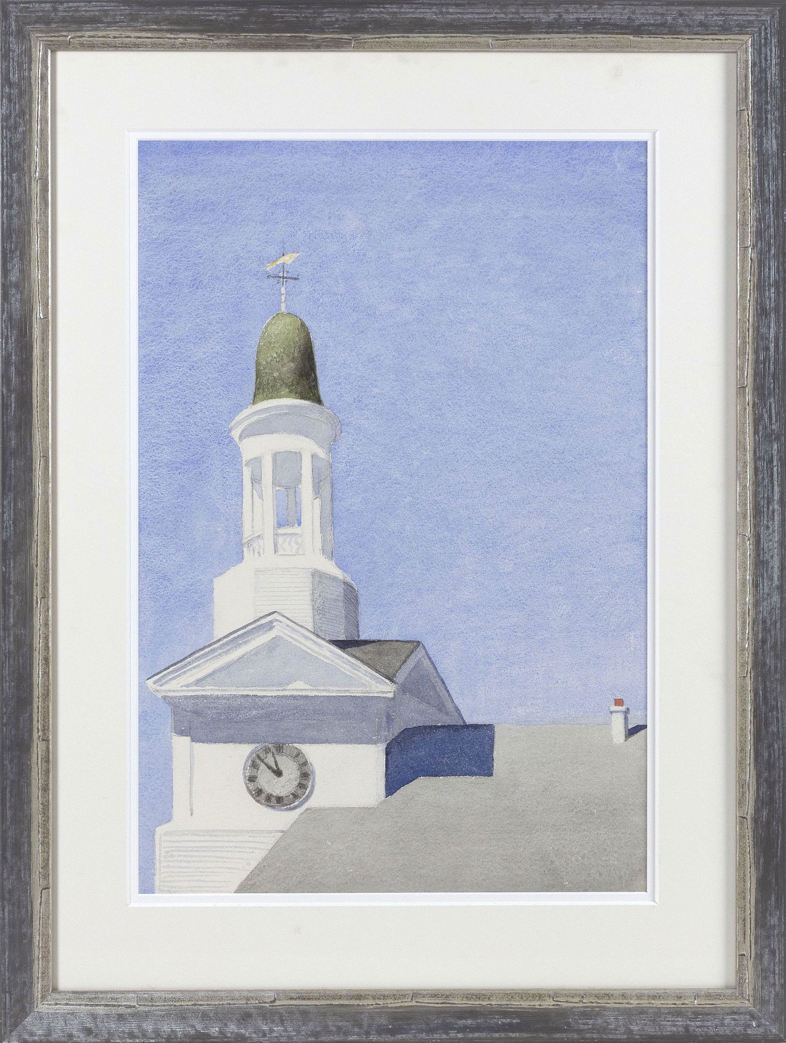 LLOYD EMBRY (Massachusetts, Mid-20th Century), “Wellfleet Congregational Church”., (1 of 2)