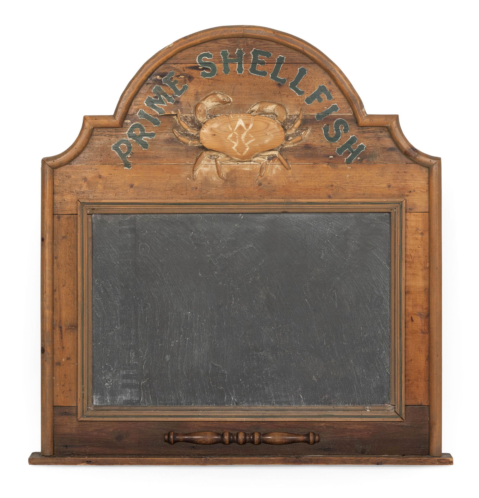 SHELLFISH RESTAURANT MENU BOARD Mid-20th Century Height 45". Width 49.5". Depth 3". (1 of 1)