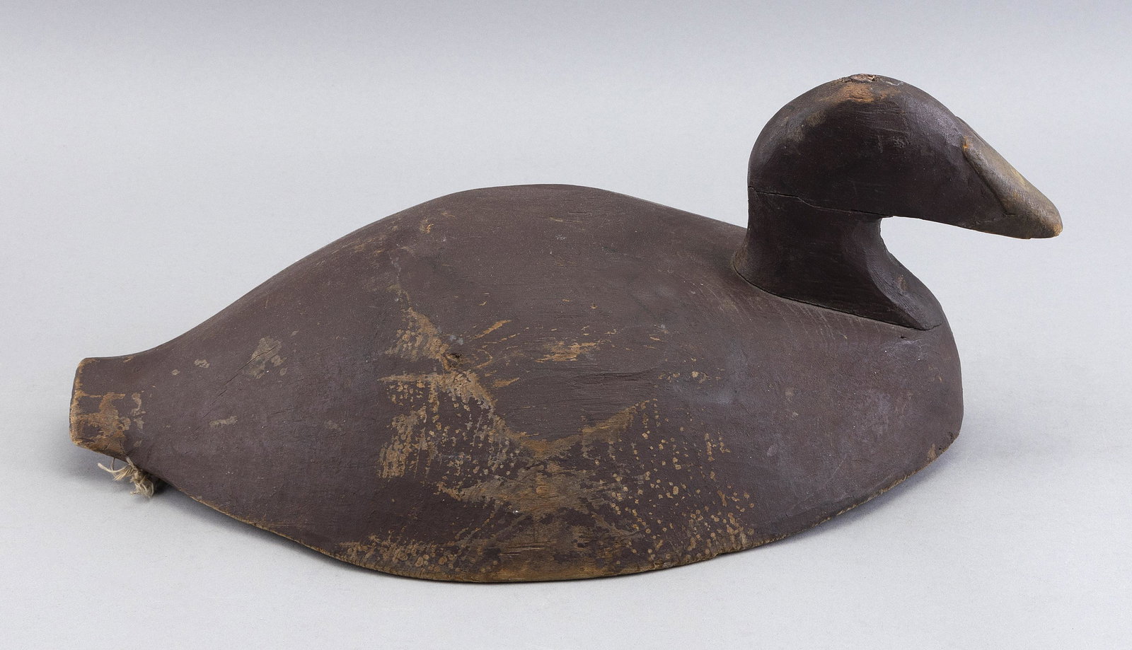 PRINCE EDWARD ISLAND EIDER HEN DECOY Early 20th Century Length 16”. (1 of 3)