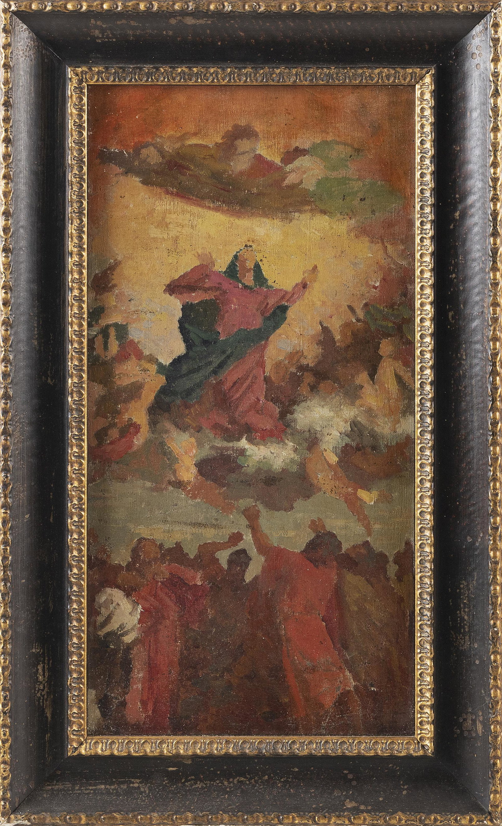 EDWIN HOWLAND BLASHFIELD (New York/Massachusetts, 1848-1936), "Carnegie Hall", possibly an image of (1 of 2)