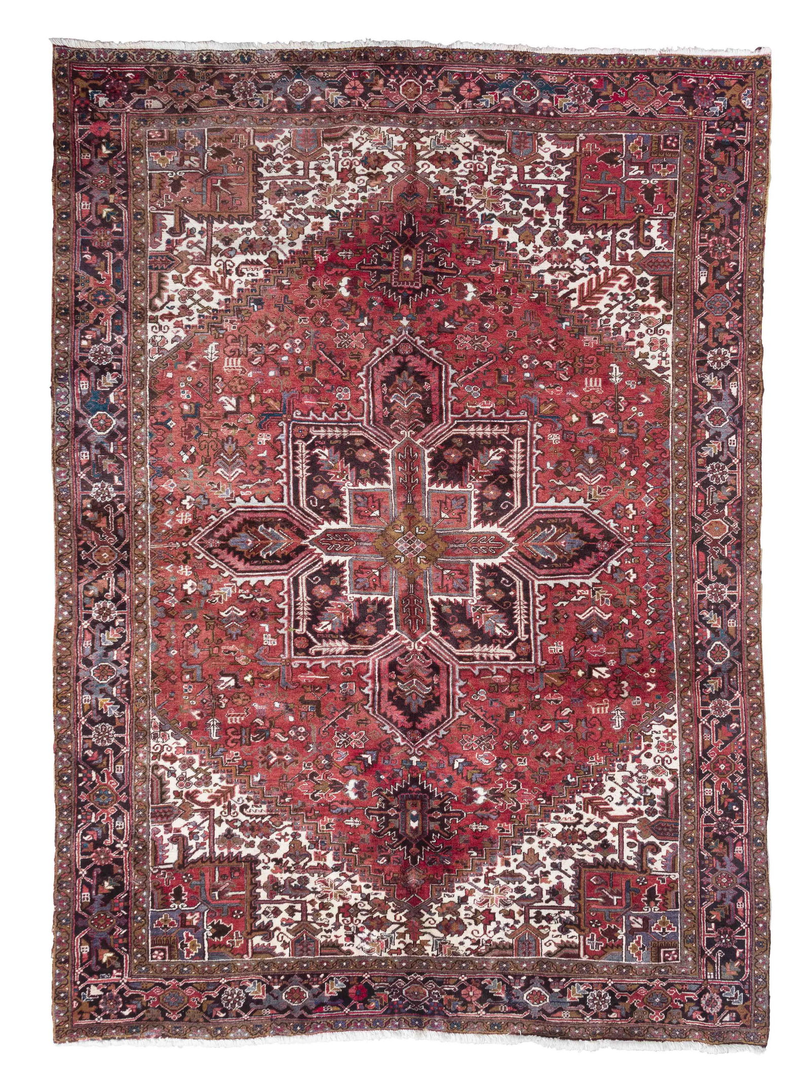 HERIZ RUG: 9'9" X 13'6" Late 20th Century (1 of 3)