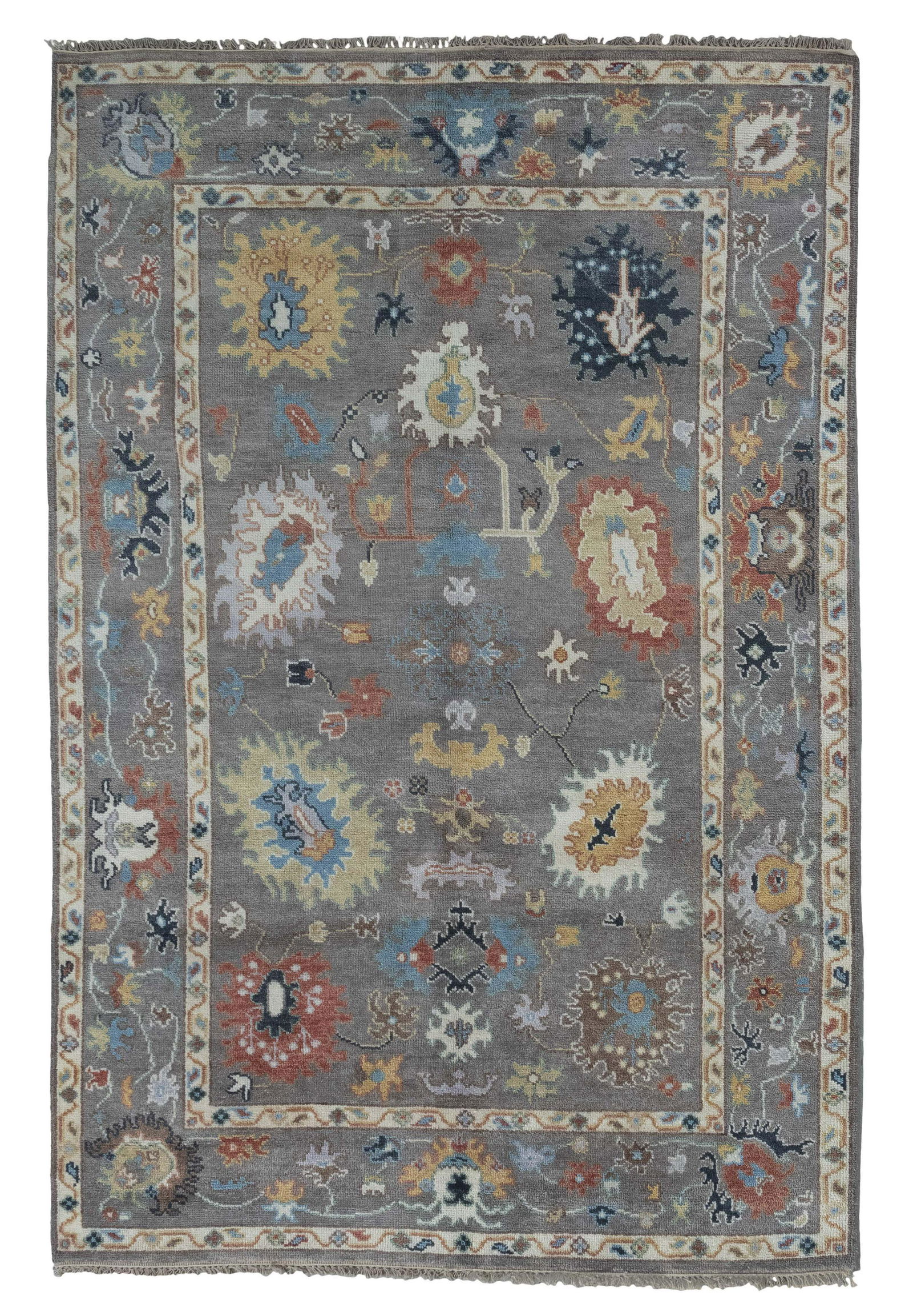SULTANABAD DESIGN RUG: 6’1” X 9’0” 21st Century (1 of 1)