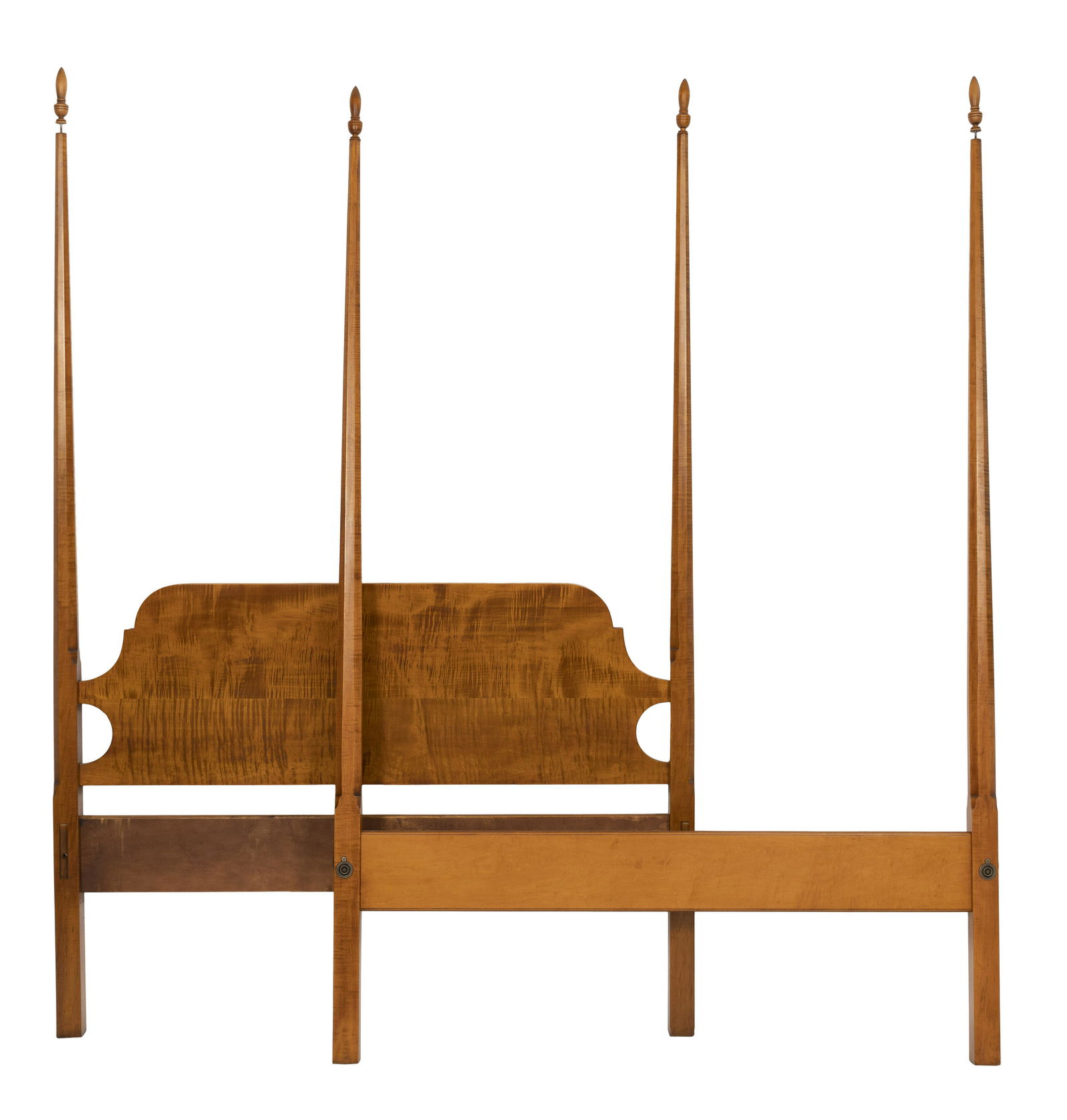 ELDRED WHEELER FULL-SIZE BED Massachusetts, 20th Century Height 86”. Width between bolt holes (1 of 1)