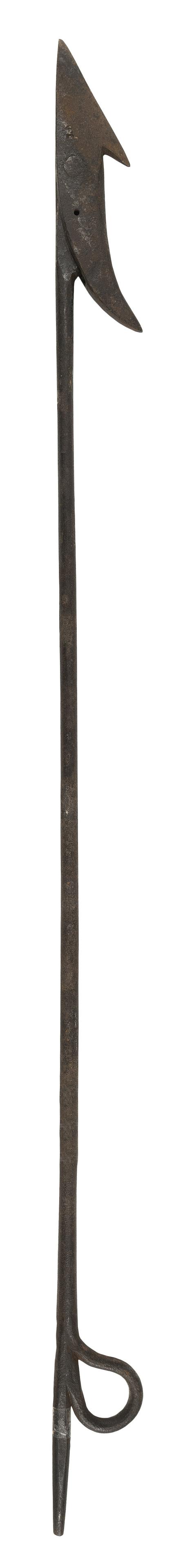 TOGGLE-HEAD DARTING HARPOON Second Half of the 19th Century Length 37.25". (1 of 1)