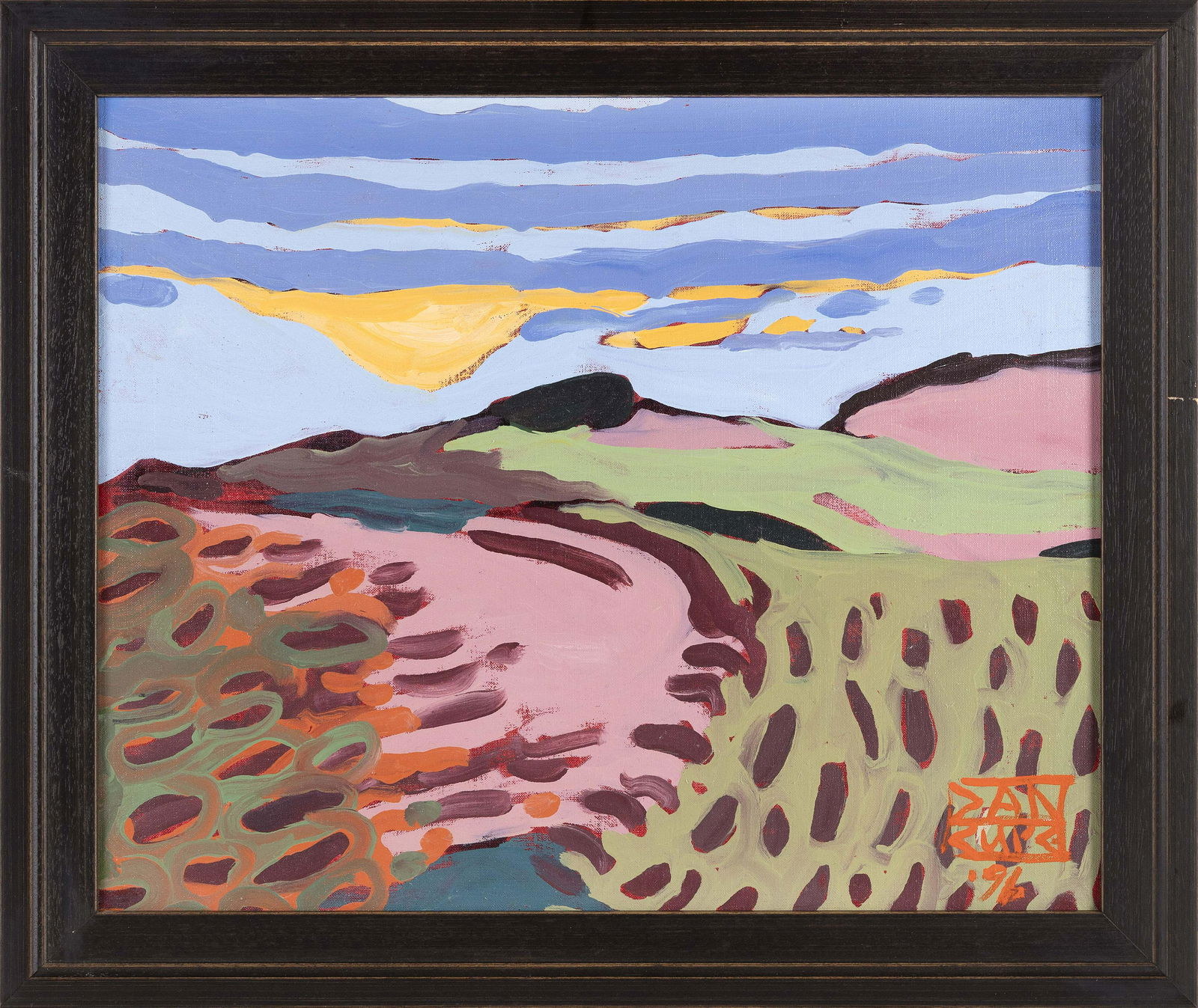 DANIEL WADE RUPE (Illinois/Massachusetts/Indiana, b. 1952), “Dawn”., Oil on canvas, (1 of 2)