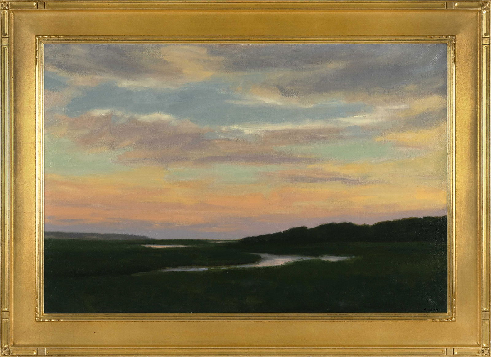 STEVE ALLRICH (Massachusetts/New Mexico, b. 1954), Luminous landscape., Oil on canvas, 24" x 36". (1 of 2)