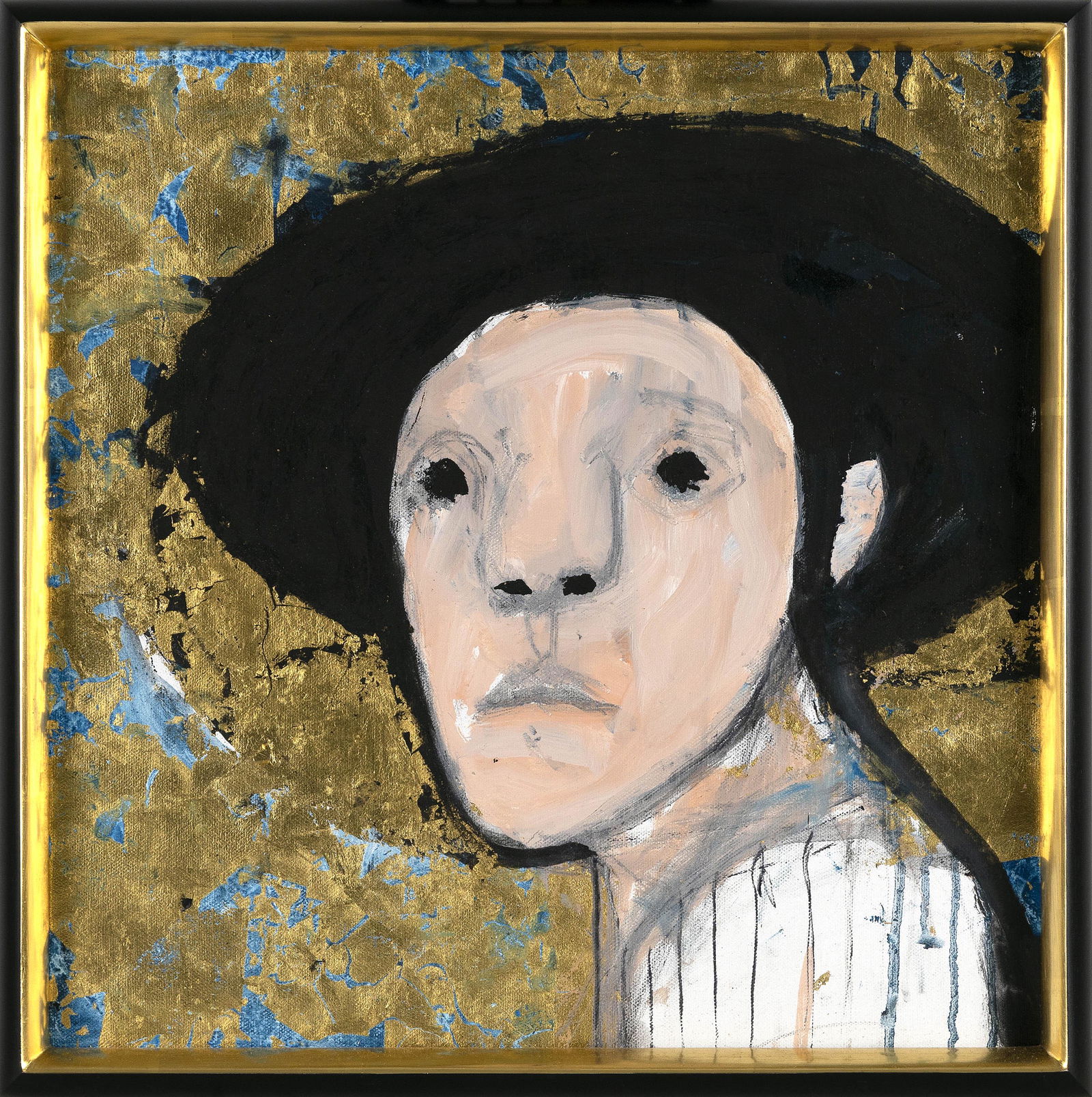 SELINA TRIEFF (New York/Massachusetts, 1934-2015), “Woman on Gold, 2013”., Oil and gold (1 of 2)