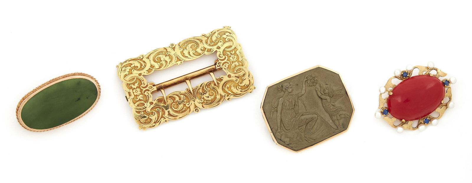 FOUR PIECES OF VINTAGE JEWELRY (1 of 1)