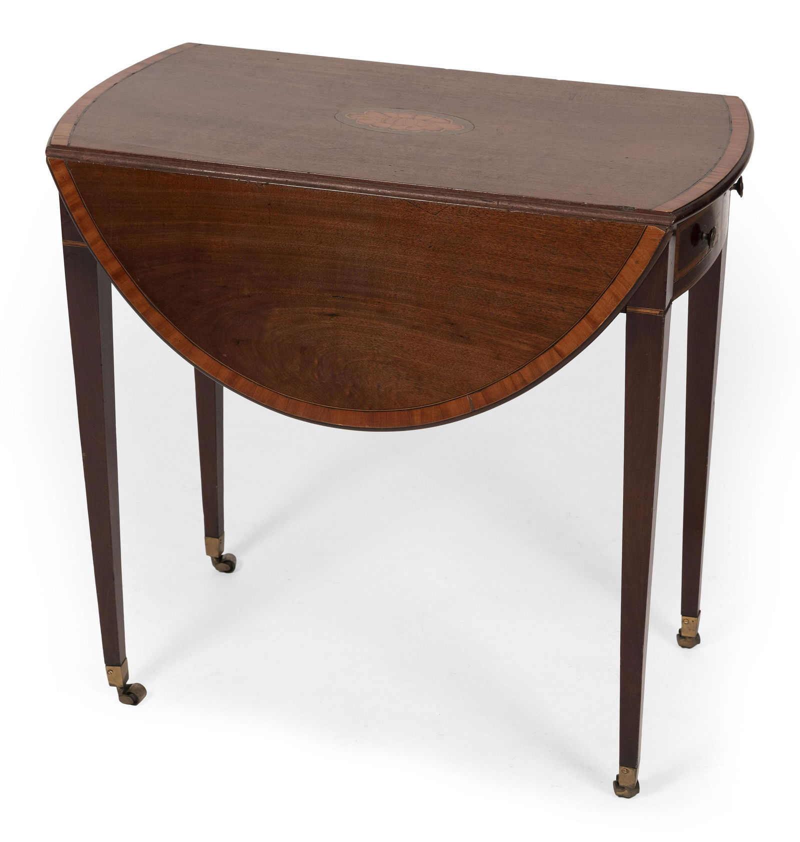 PEMBROKE TABLE 19th Century Height 28”. Width 30”. Length 16” plus two 12” (1 of 2)