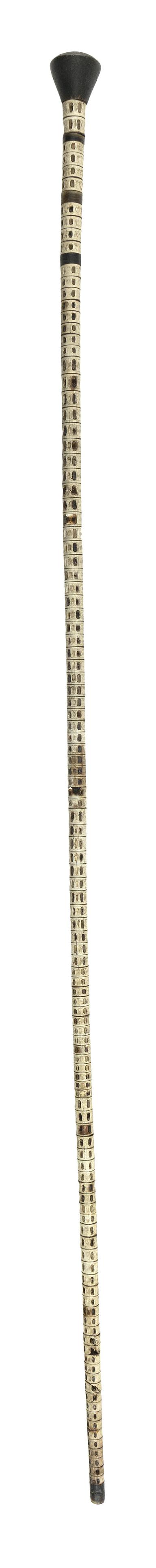 SHARK VERTEBRAE LADY’S CANE 19th Century Length 33.5”. (1 of 1)