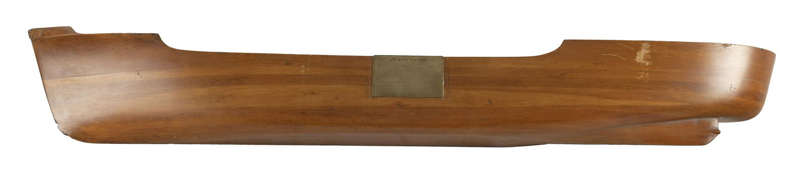 BUILDER’S HALF HULL MODEL OF U.S. ARMY FS-790 20th Century 9” x 55.5”. (1 of 1)