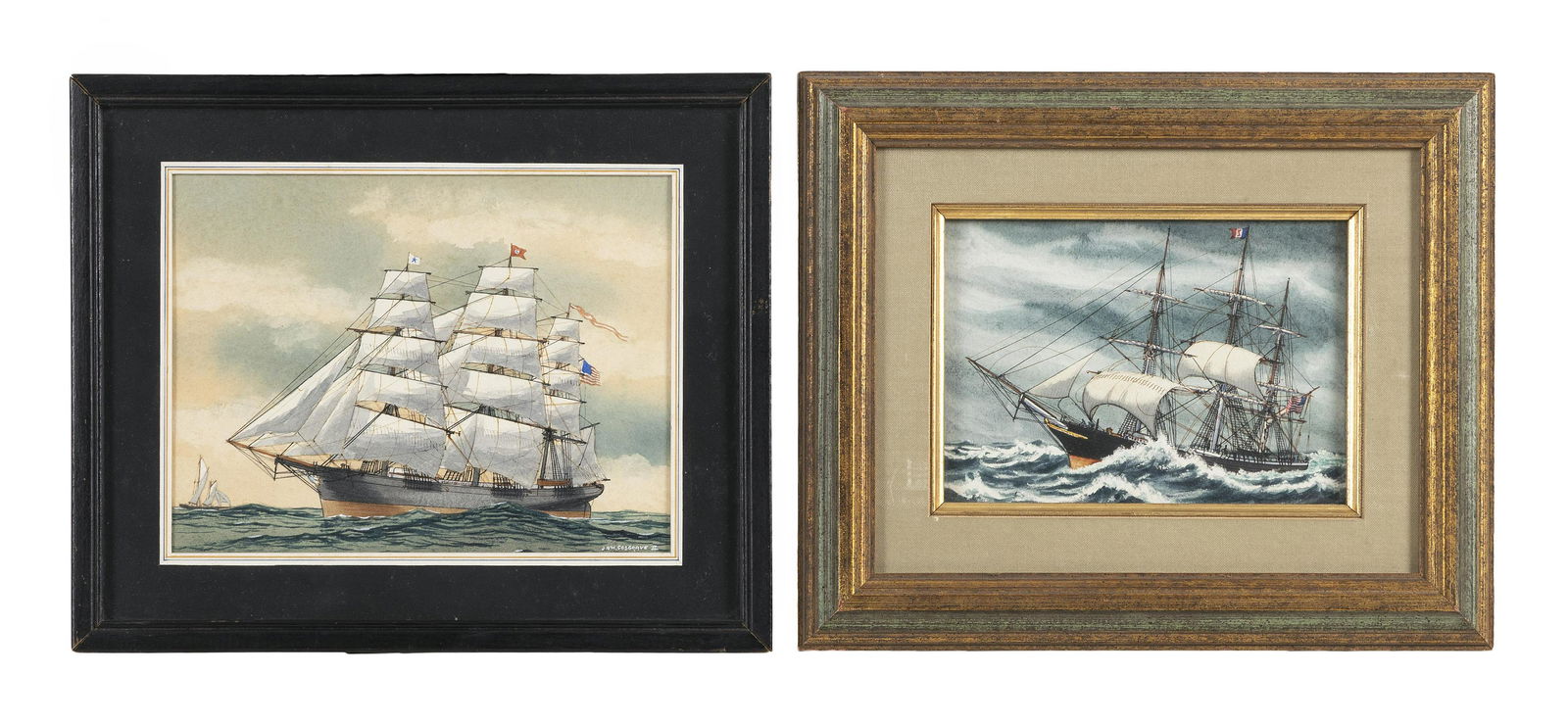 JOHN O'HARA COSGRAVE II (New York/California/Massachusetts, 1908-1968), Two portraits of (1 of 2)