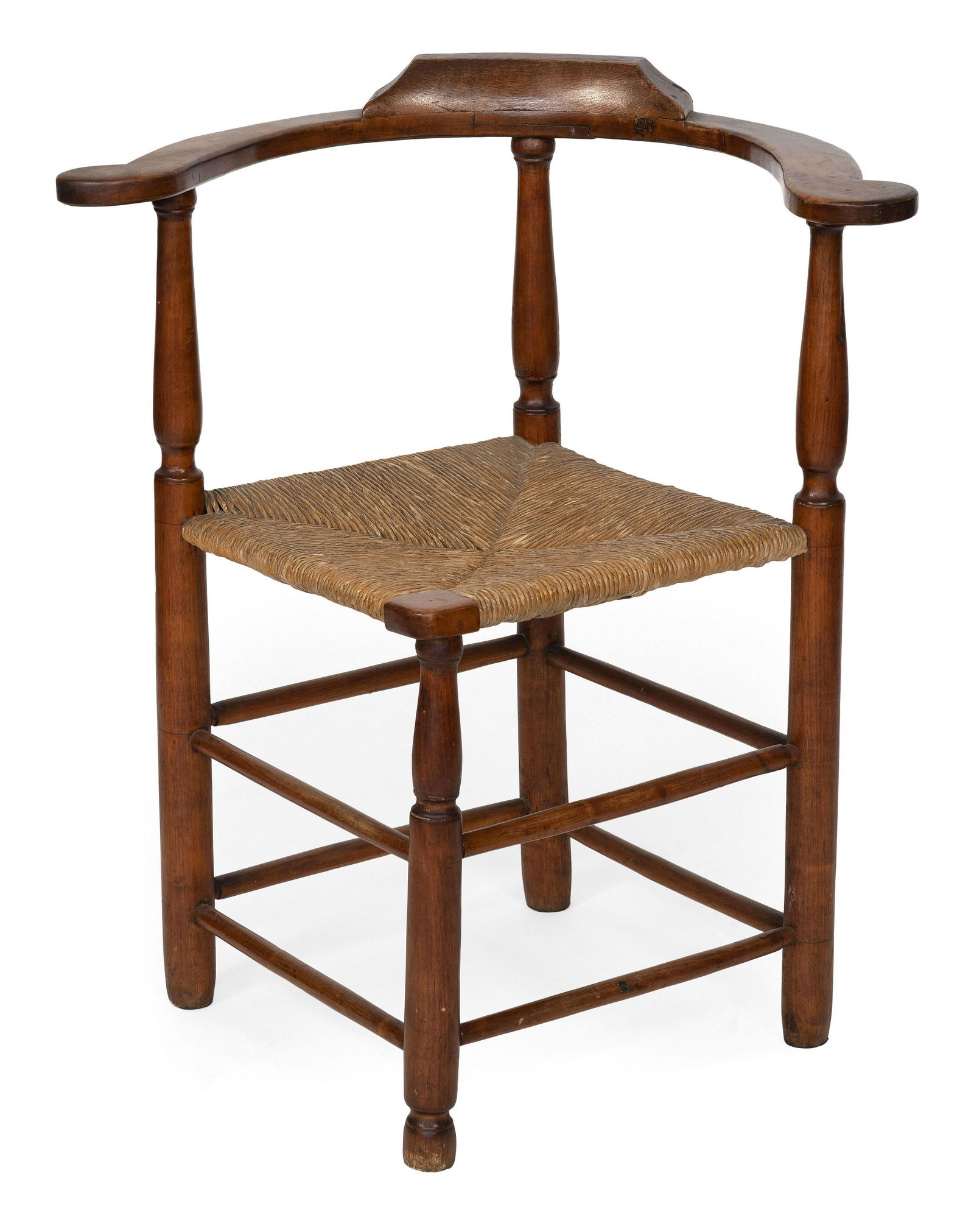 CORNER CHAIR Mid-18th Century Back height 32.25”. Seat height 19.25”. (1 of 1)