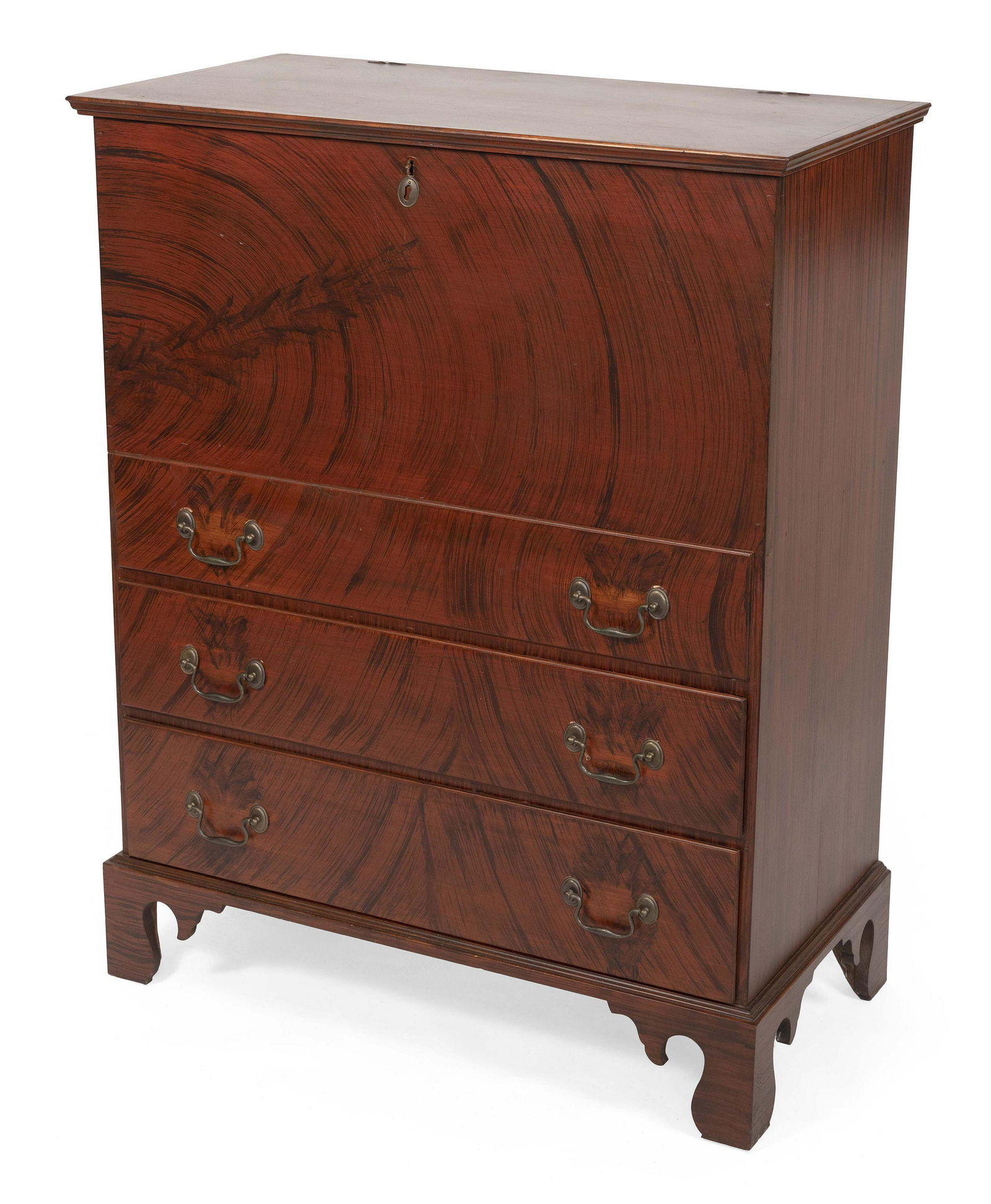 CHIPPENDALE-STYLE BLANKET CHEST 20th Century Height 47.5”. Width 37.75”. Depth (1 of 1)