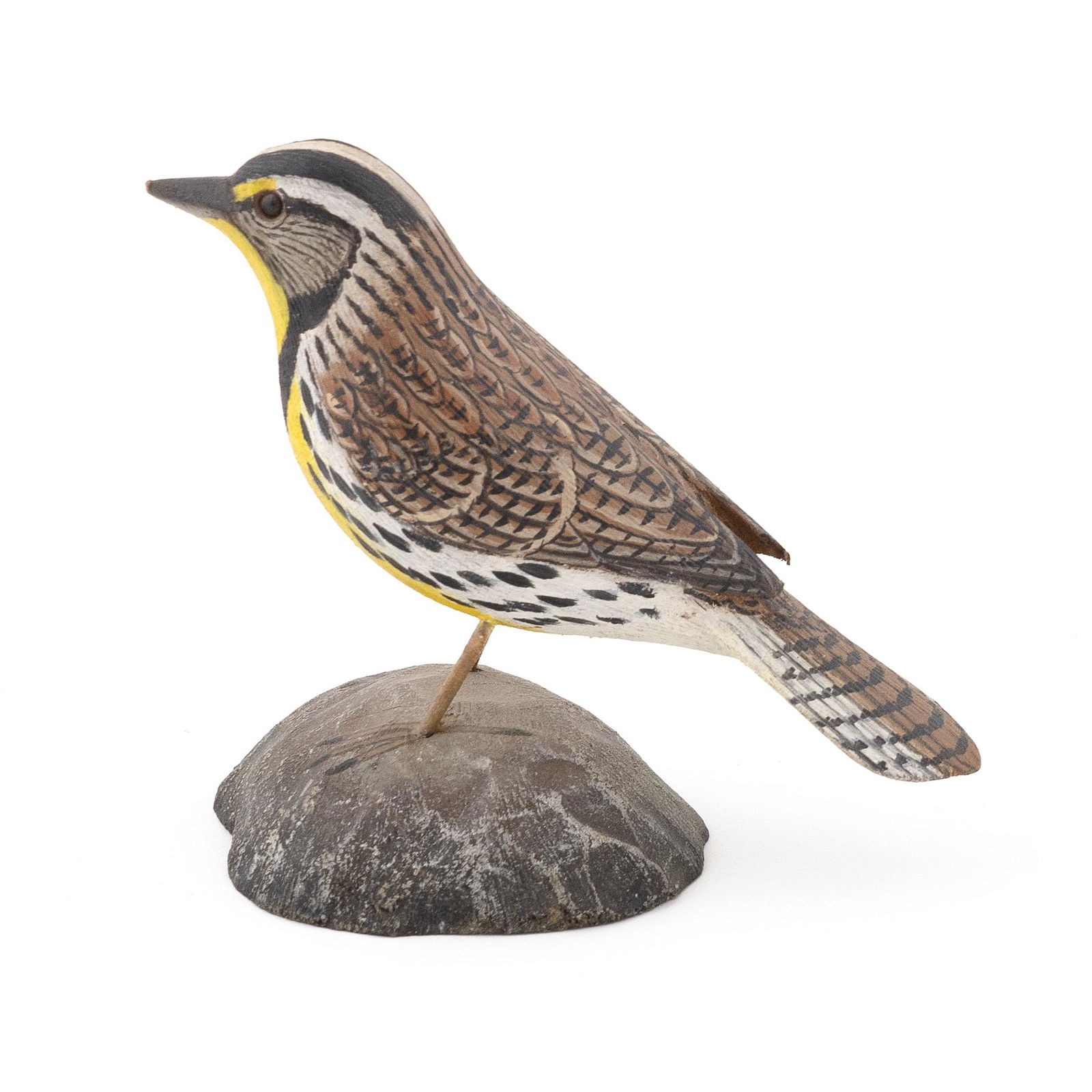JESSIE BLACKSTONE MINIATURE MEADOWLARK Peterborough, New Hampshire, 20th Century Height 3”. (1 of 3)