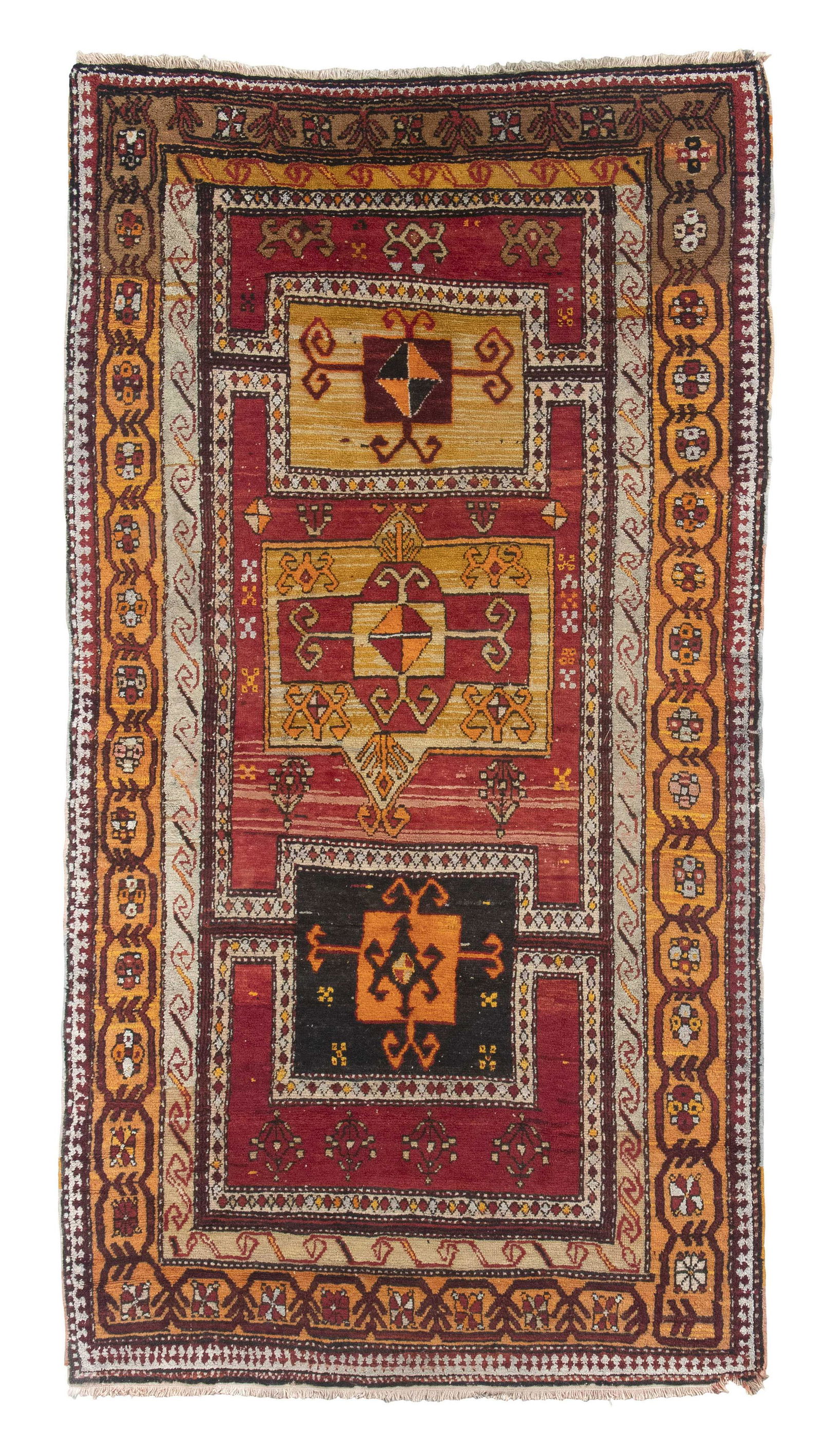 TURKISH RUNNER: 4’2” X 8’0" Mid-20th Century (1 of 1)