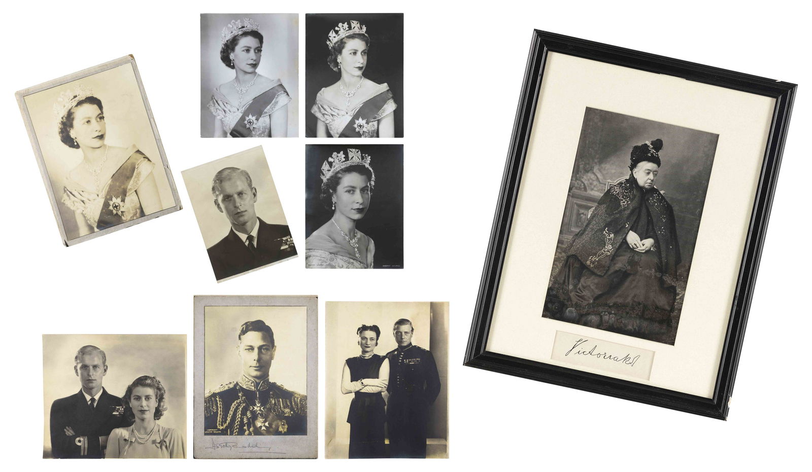 DOROTHY WILDING (England, 1893-1976), Collection of nine photographs of the British royal family. (1 of 7)
