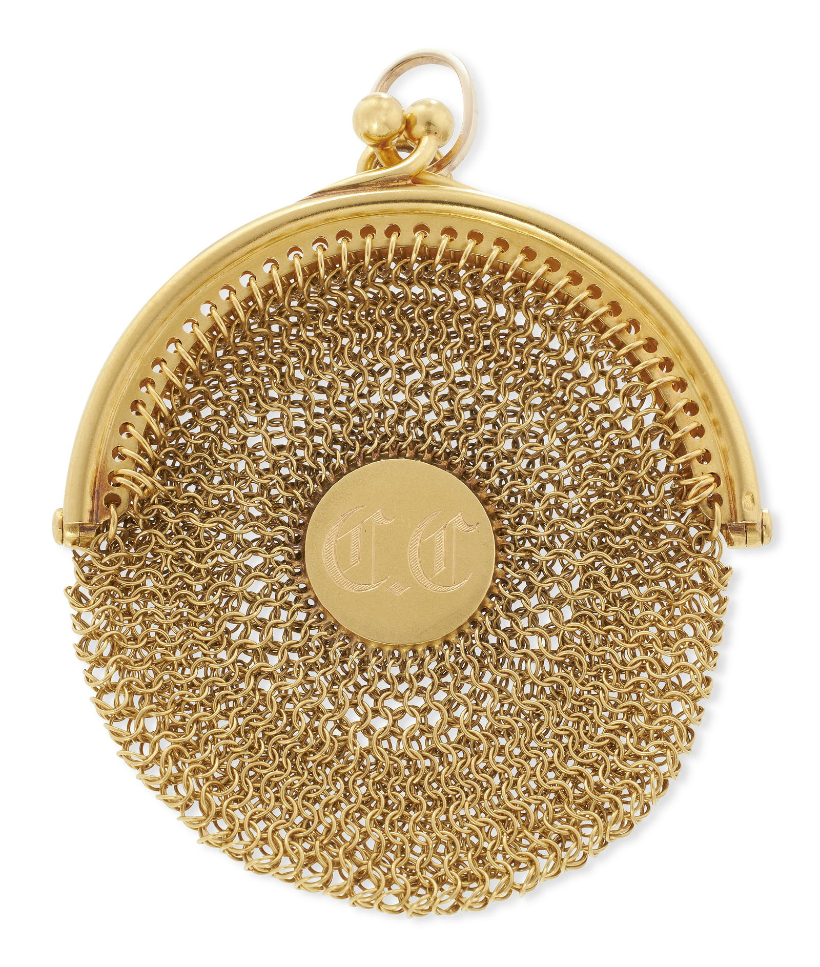18KT YELLOW GOLD WOVEN MESH COIN PURSE France, Circa 1909 Approx. 14.31 total dwt. (1 of 1)