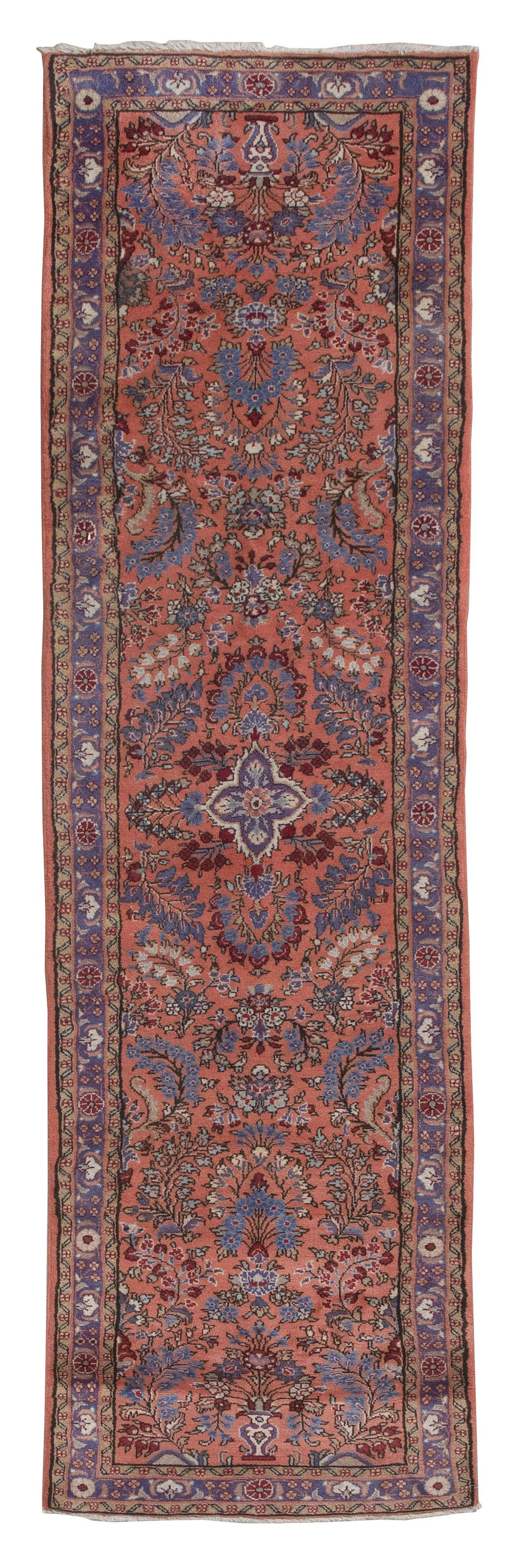 PERSIAN SAROUK RUNNER: 2’9” X 9’4” Late 20th Century (1 of 1)