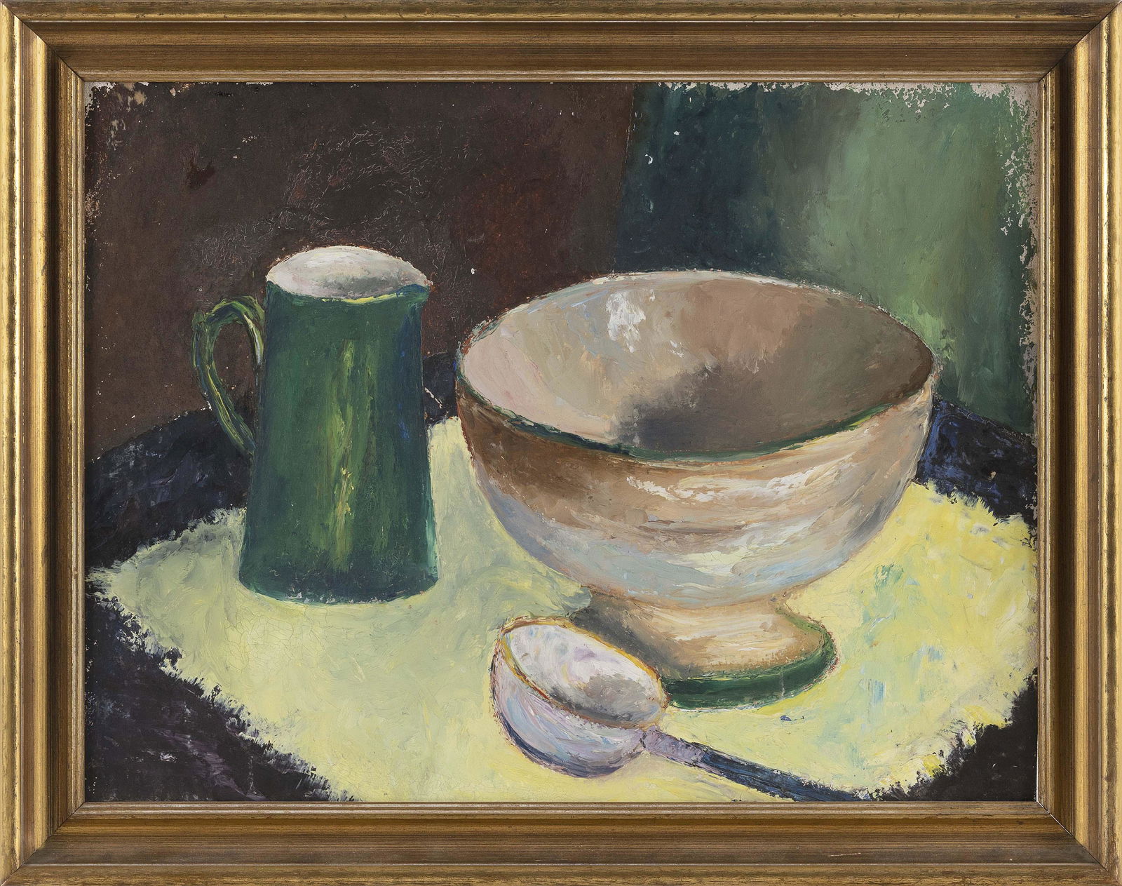 SCHOOL OF HENRY HENSCHE (Massachusetts/Louisiana/Germany, 1899-1992), Still life study (1 of 2)