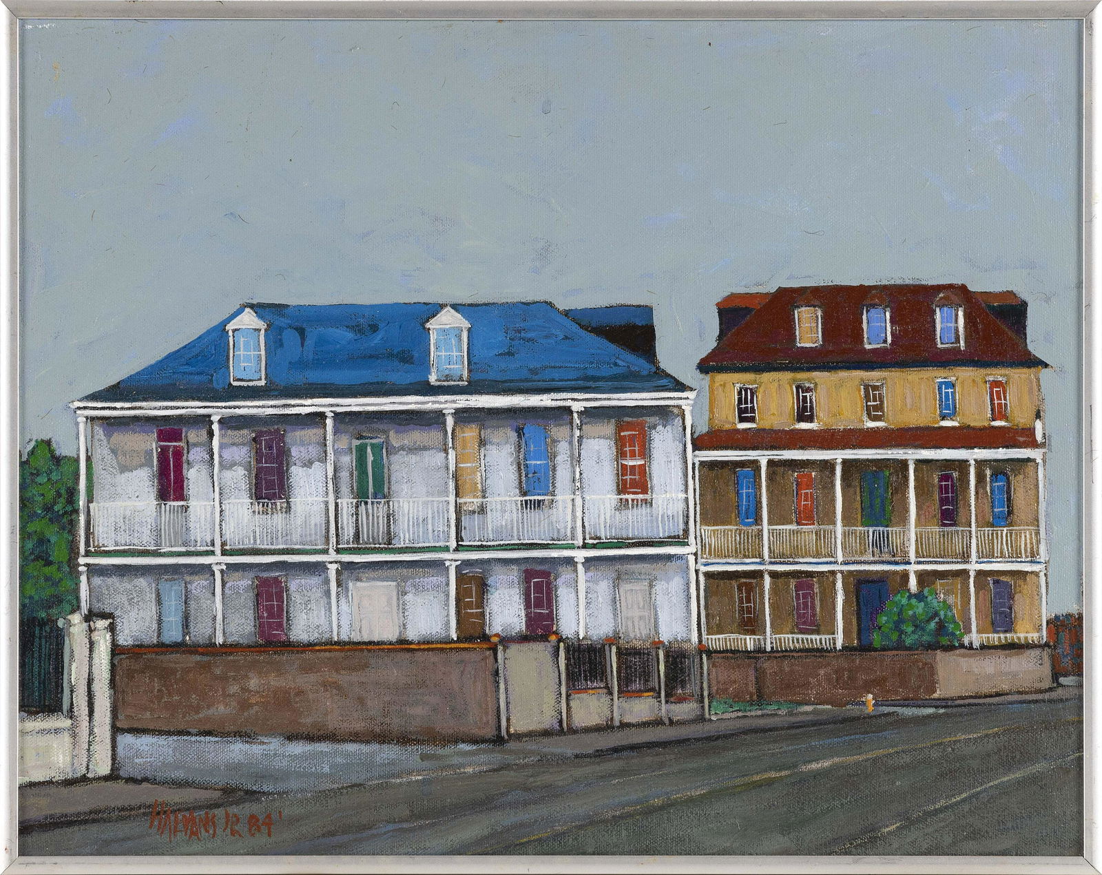 HARRY A. EVANS, JR. (South Carolina, 1925-1995), “East Battery - 1984, Charleston S.C.” (1 of 2)