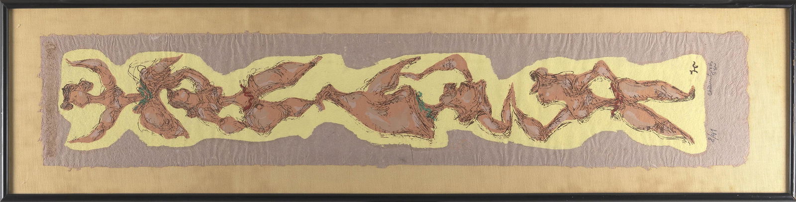 CHAIM GROSS (Poland/Austria/America, 1904-1991), Four balancing female figures., Serigraph on (1 of 2)