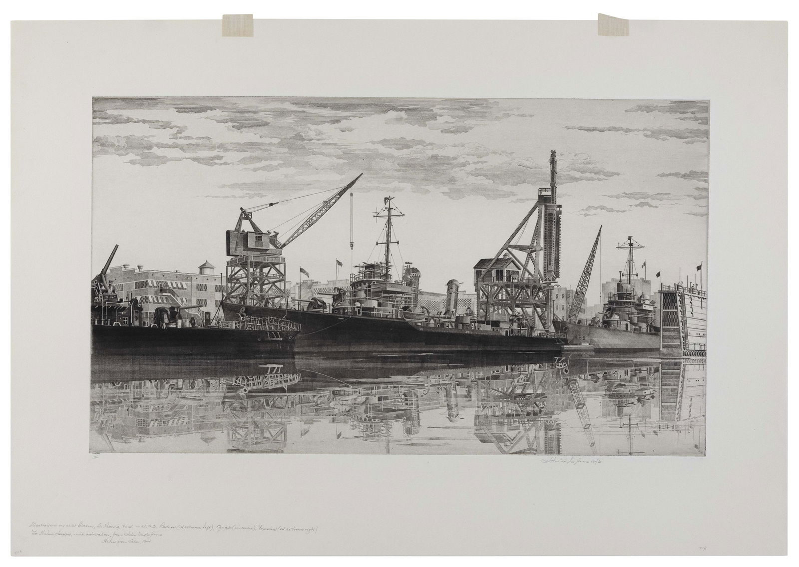 JOHN TAYLOR ARMS (Connecticut/Maryland/Massachusetts/District of Columbia/New York, 1887-1953), (1 of 3)