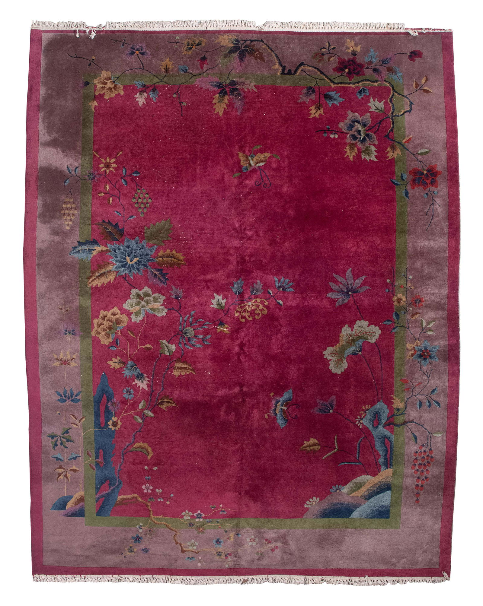 CHINESE NICHOLS RUG: 9’0” X 11’3” Circa 1925 (1 of 2)