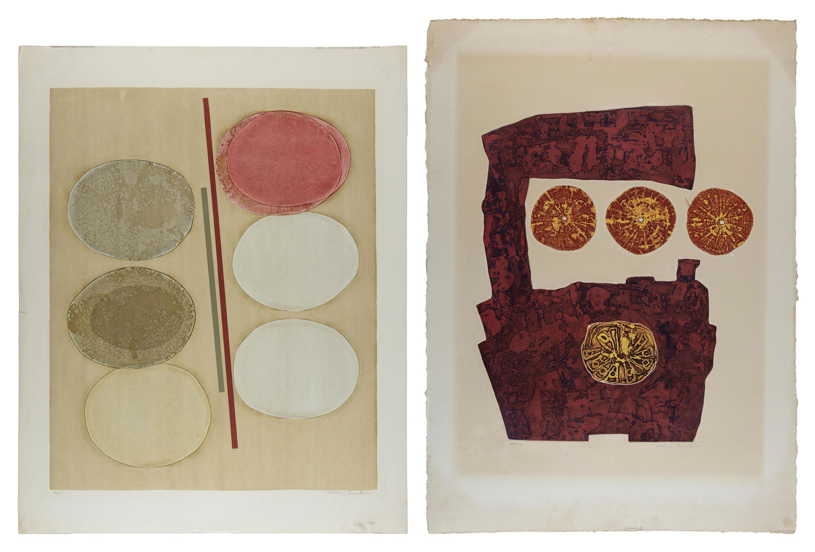 NOBORU TSURUTANI (Japan/America, 1940-2007), Two abstracts (1 of 3)