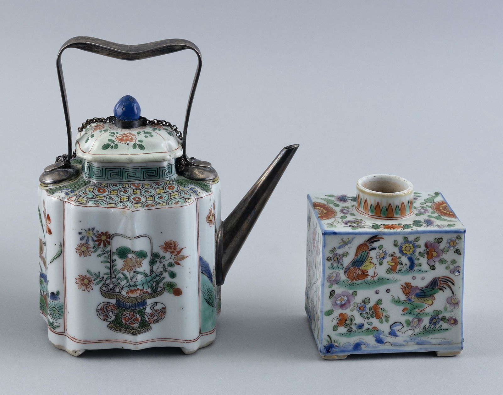TWO PIECES OF CHINESE DOUCAI PORCELAIN 19th Century (1 of 7)
