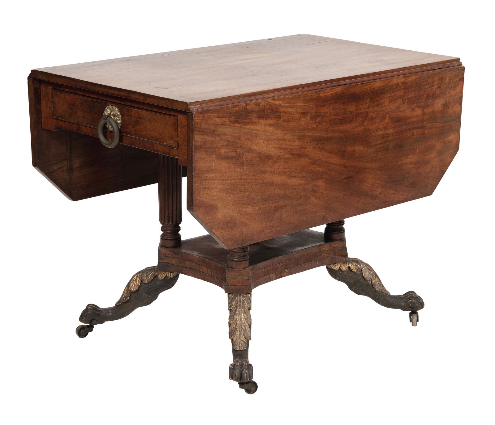 FEDERAL DROP-LEAF TABLE New York, Circa 1820 Height 28”. Width 23.5” plus two 13” (1 of 2)