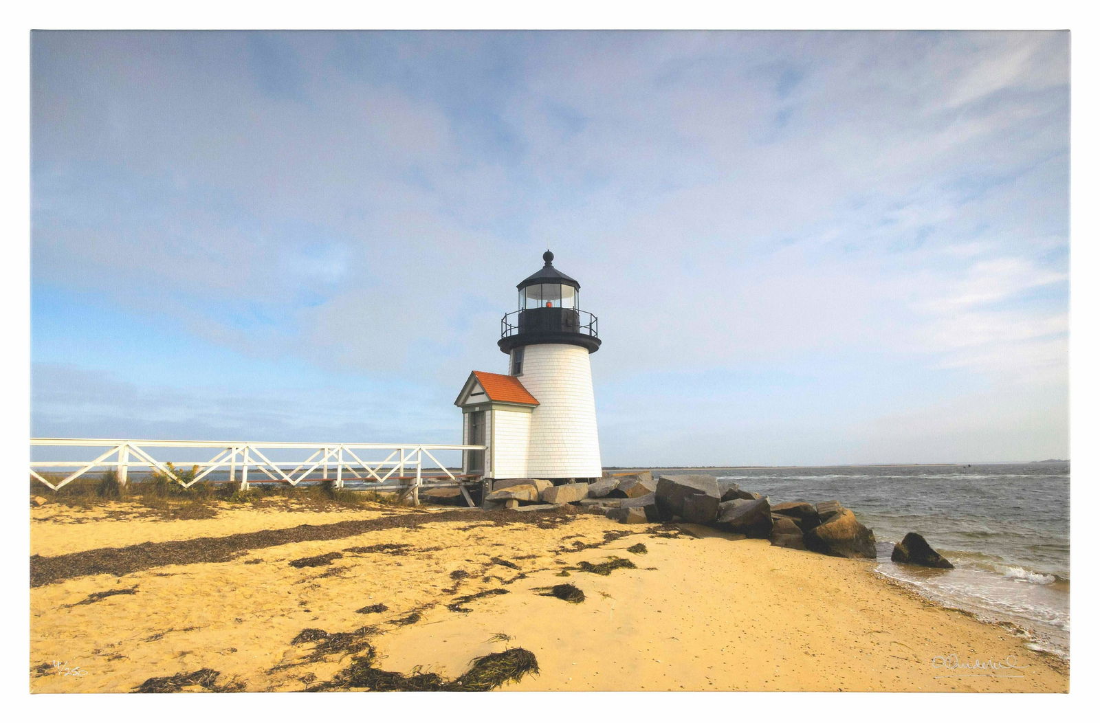 ONNE VAN DER WAL (Rhode Island/Pennsylvania, b.1956), “Brant Point Light, Nantucket”., (1 of 2)