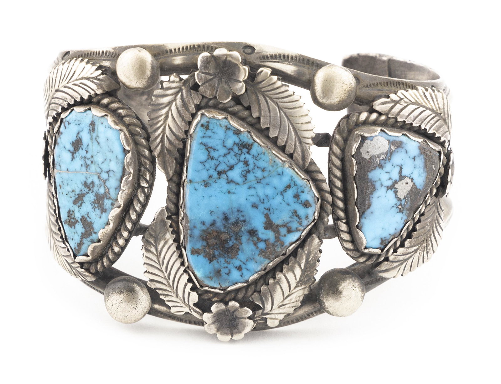 GLEN ADAKAI NAVAJO BRACELET Mid- to Late 20th Century Approx. 135 total grams (1 of 3)