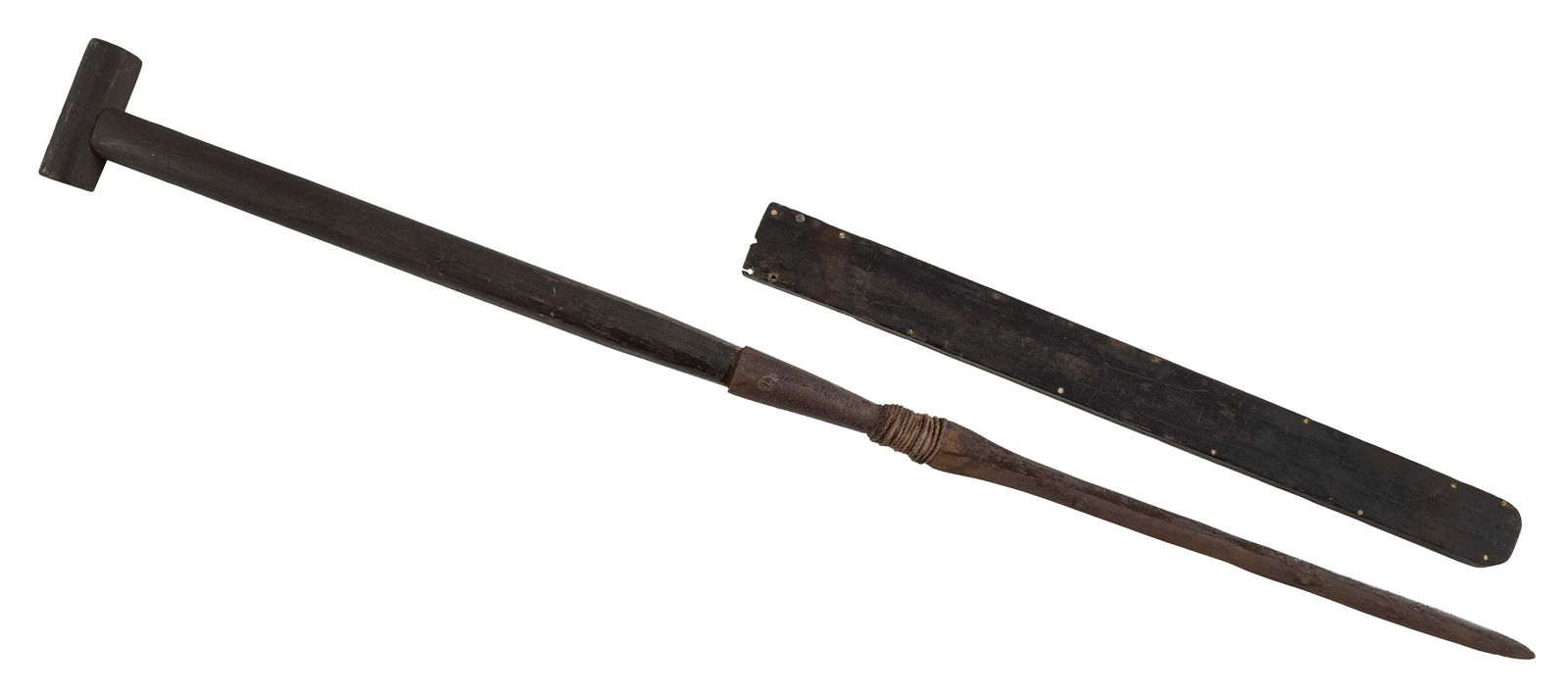 RARE FLENSING KNIFE 19th Century Length 54.5". (1 of 1)