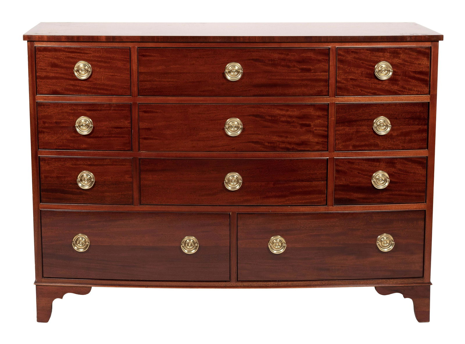 BAKER FURNITURE MILLING ROAD COLLECTION GENTLEMAN'S DRESSER 20th Century Height, 44”. Width (1 of 3)