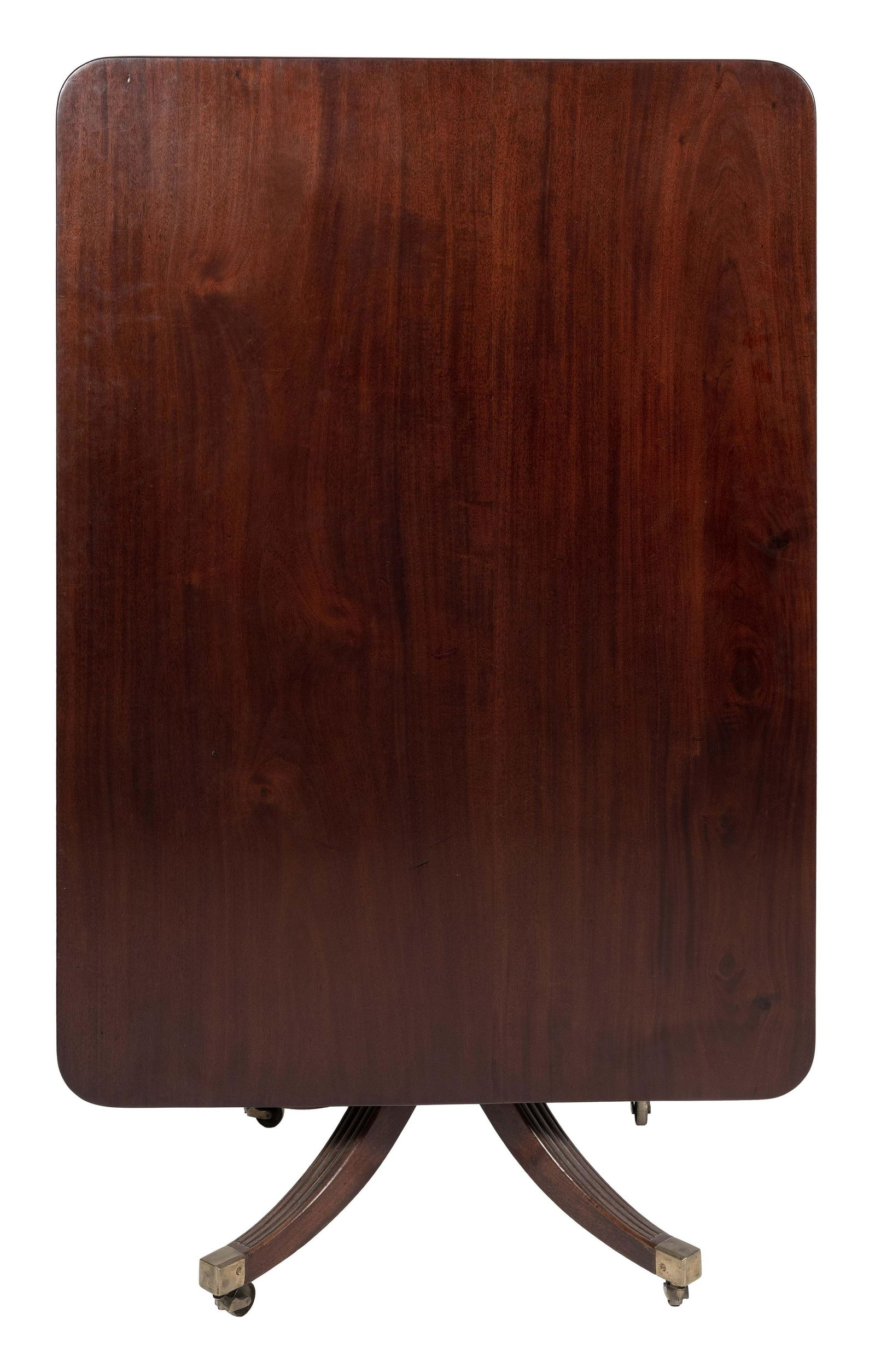 FEDERAL BREAKFAST TABLE New York, Circa 1810 Height 29.5". Top 38.5" x 53.5". (1 of 2)