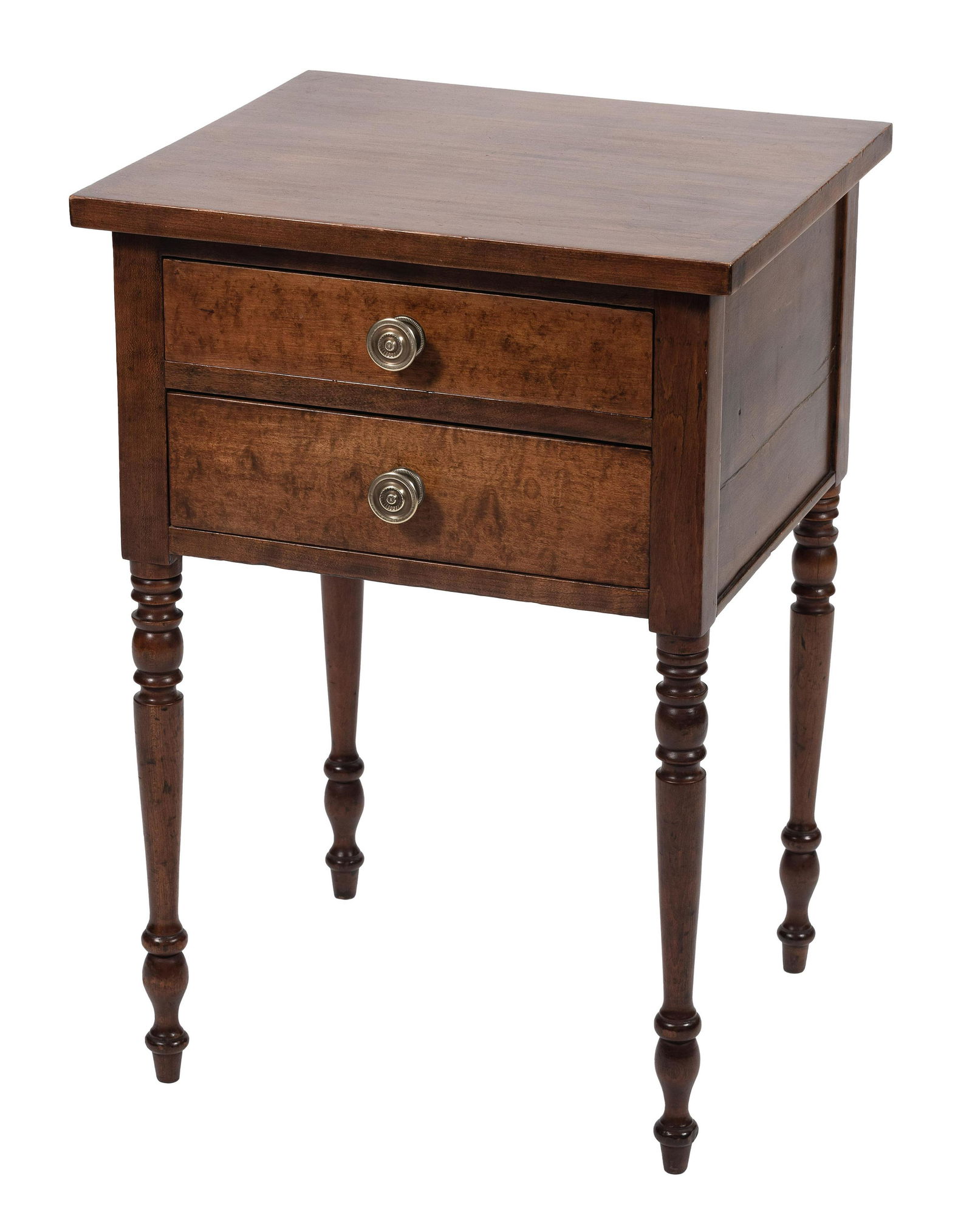 SHERATON TWO-DRAWER STAND 19th Century Height 29”. Width 20”. Depth 18”. (1 of 1)
