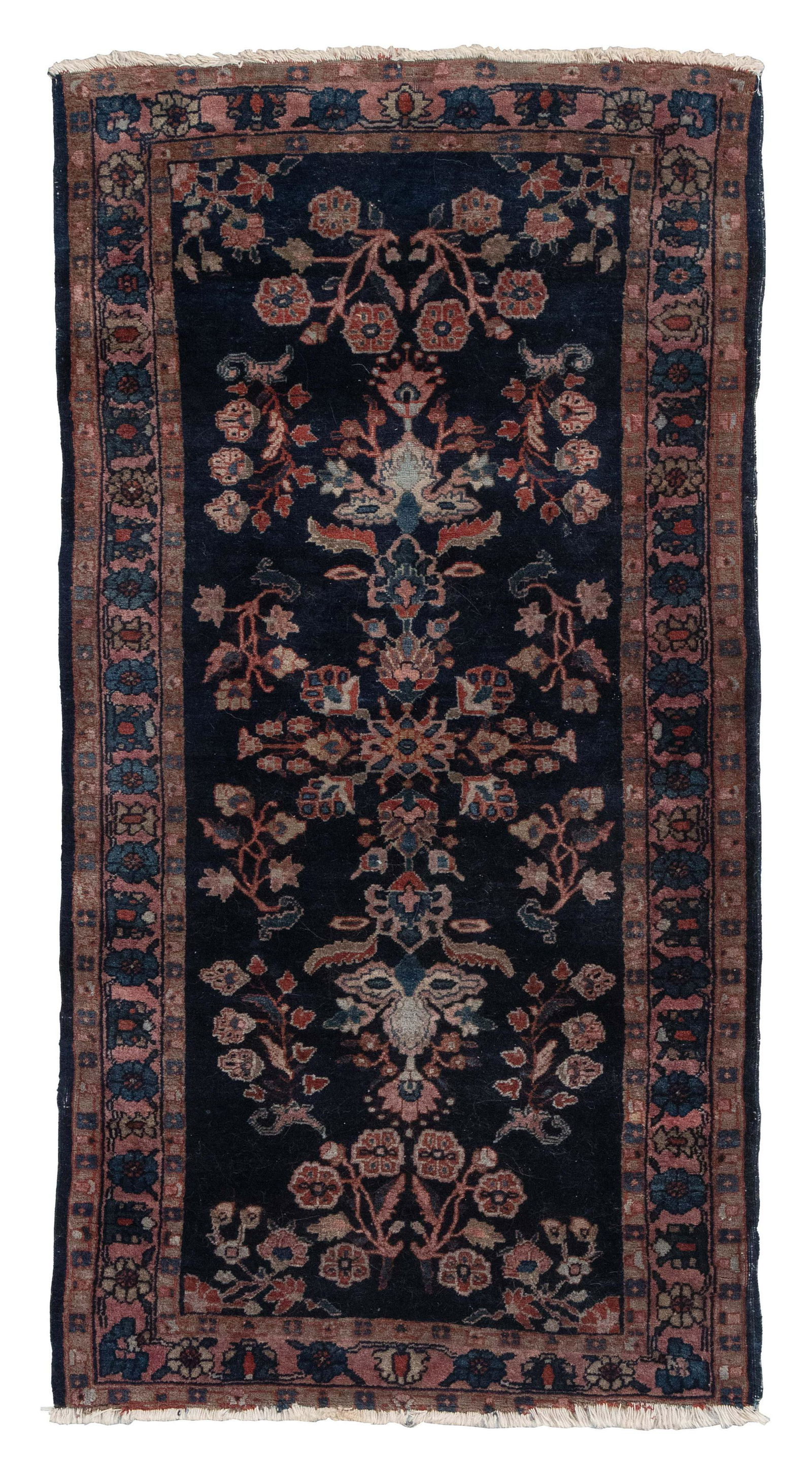 SAROUK SCATTER RUG: 2’5” X 4’9” Circa 1920-1925 (1 of 1)