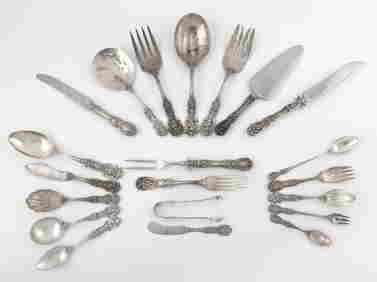 REED & BARTON "FRANCIS I" STERLING SILVER FLATWARE SERVICE Taunton, Massachusetts, Early to Mid-20th (1 of 1)