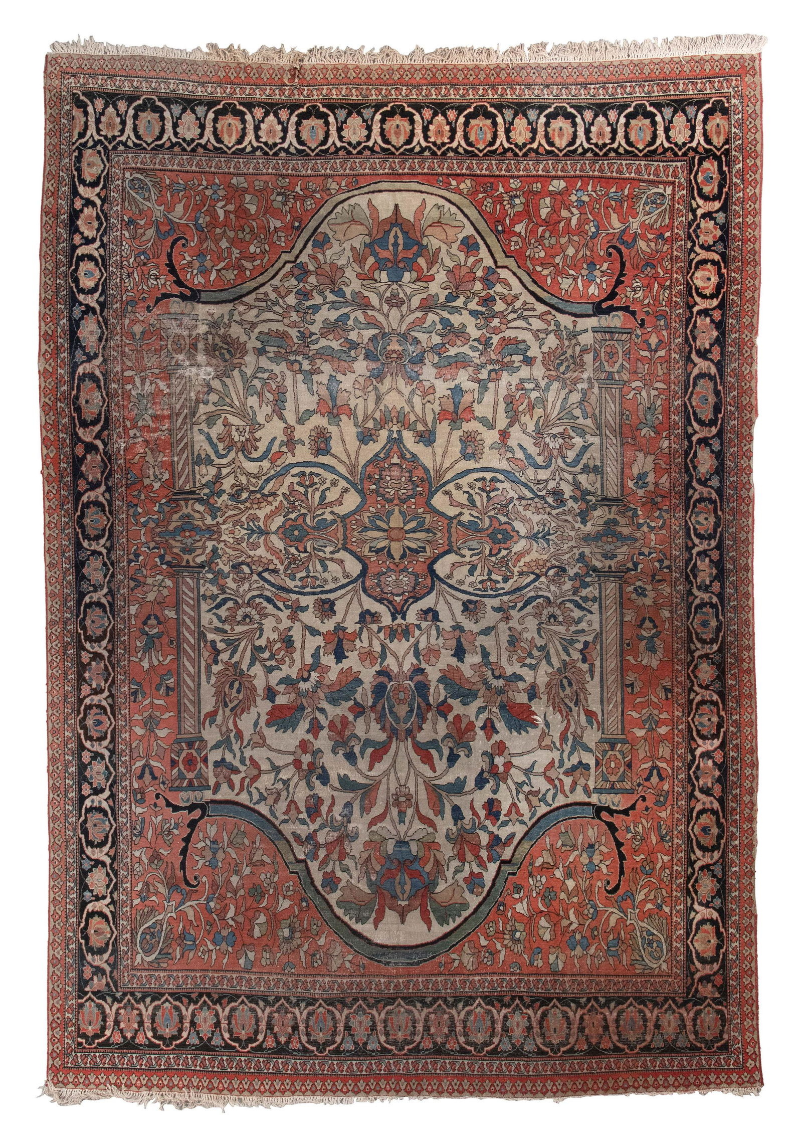 FERAGHAN SAROUK RUG: 6’7” X 9’8” Circa 1900-1910 (1 of 2)