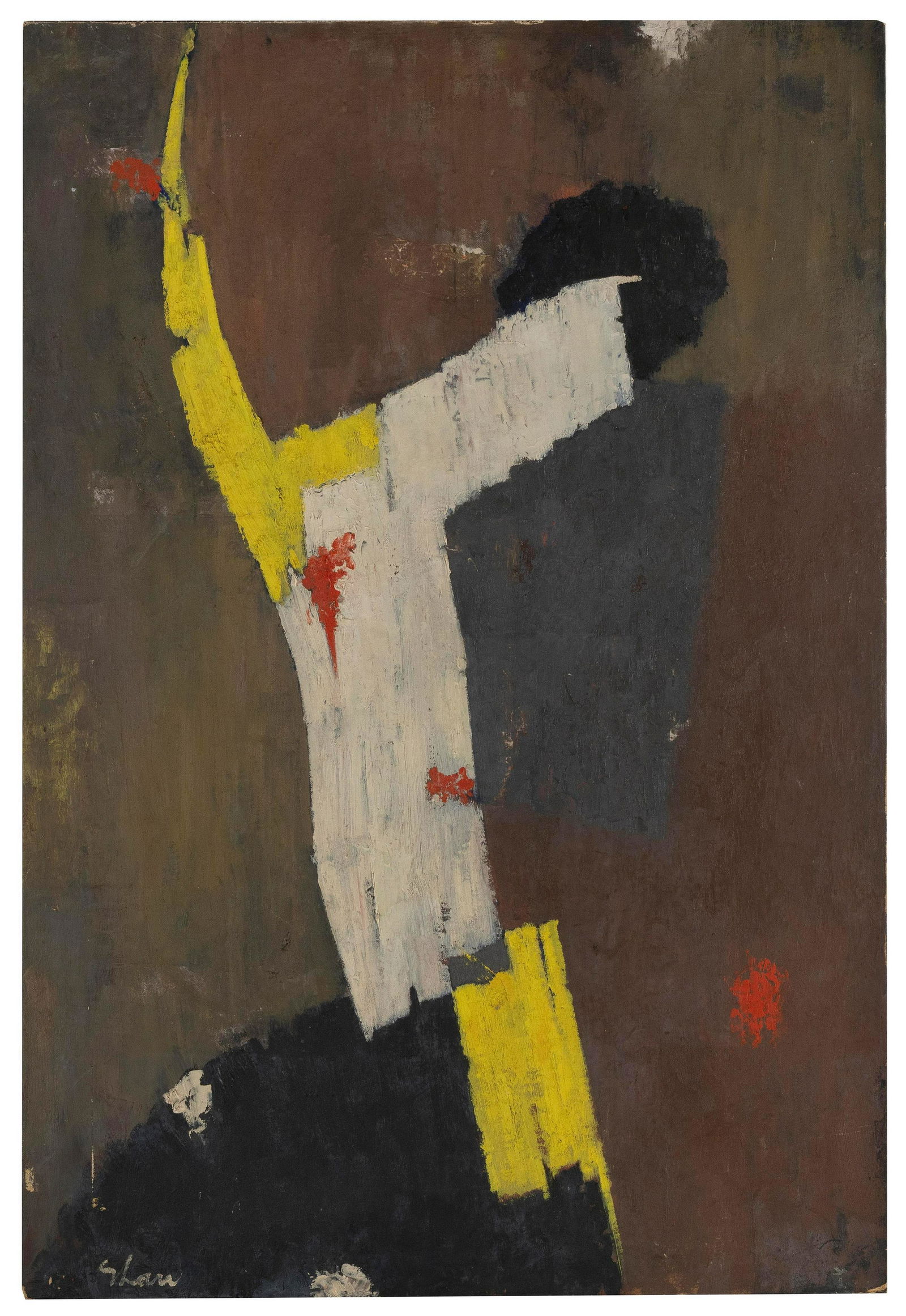 CHARLES GREEN SHAW (New York, 1892-1974), "Magic Moment"., Oil on board, 36" x 24". Unframed. (1 of 2)