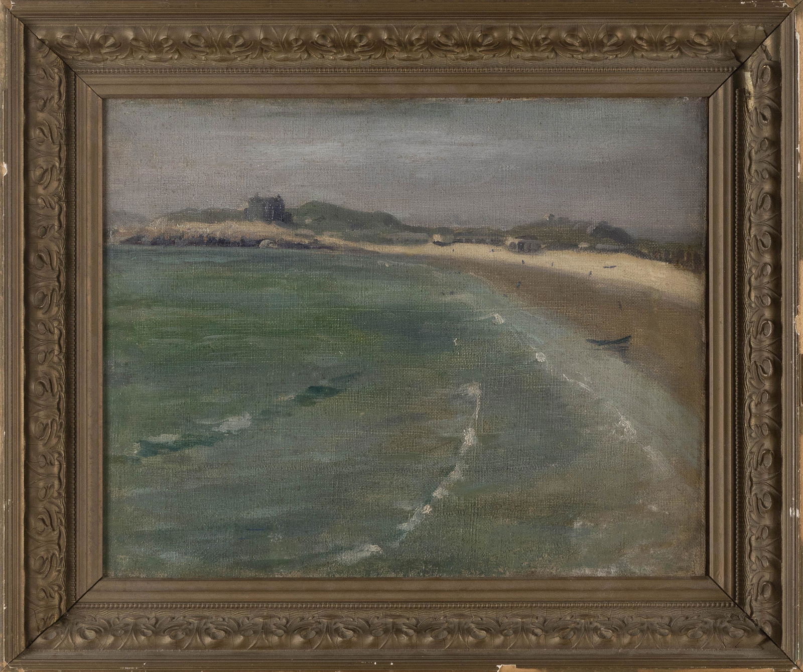 ATTRIBUTED TO RALPH RUSSELL SEYMOUR (Connecticut, 20th Century), "Long Beach, Gloucester Ma 1912"., (1 of 2)