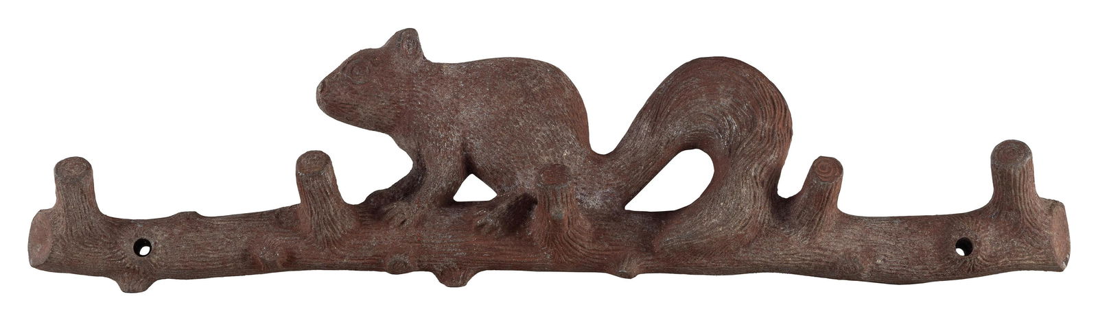 CAST IRON WALL HANGER 20th Century Height 6”. Length 23”. (1 of 1)