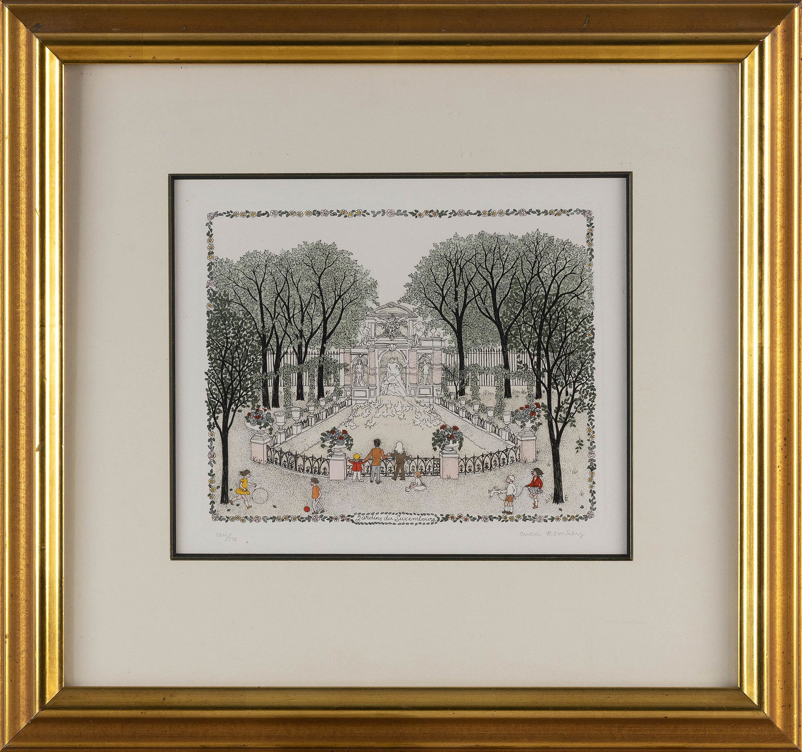 限定価格CUCA ROMLEY クーカロムレイ絵画 リトグラフ カラー