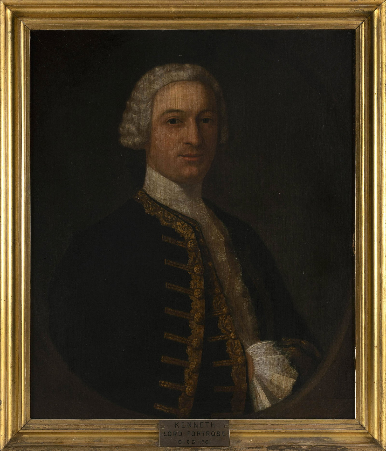 BRITISH SCHOOL (18th Century,), Portrait of Kenneth Mackenzie, Lord Fortrose (1717-1761)., Oil on (1 of 2)