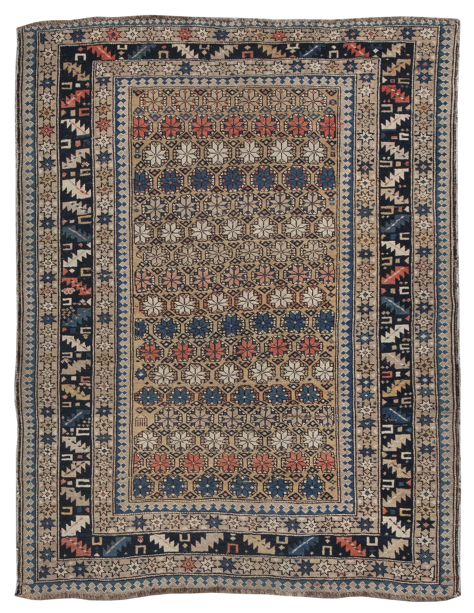 SHIRVAN AREA RUG: 5í4î X 4í1î Early to Mid-20th Century (1 of 1)