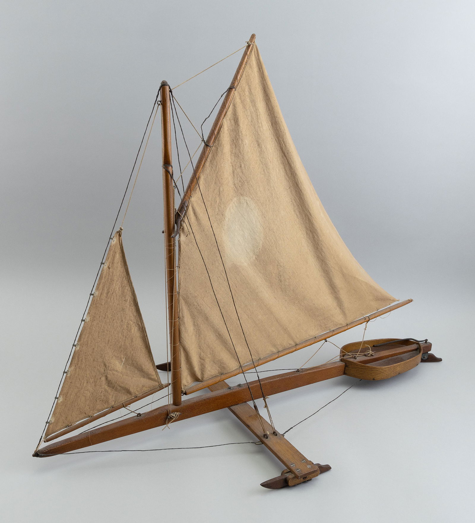 RARE ICE BOAT MODEL Late 19th Century Height 22.5î. Length 21î. (1 of 3)