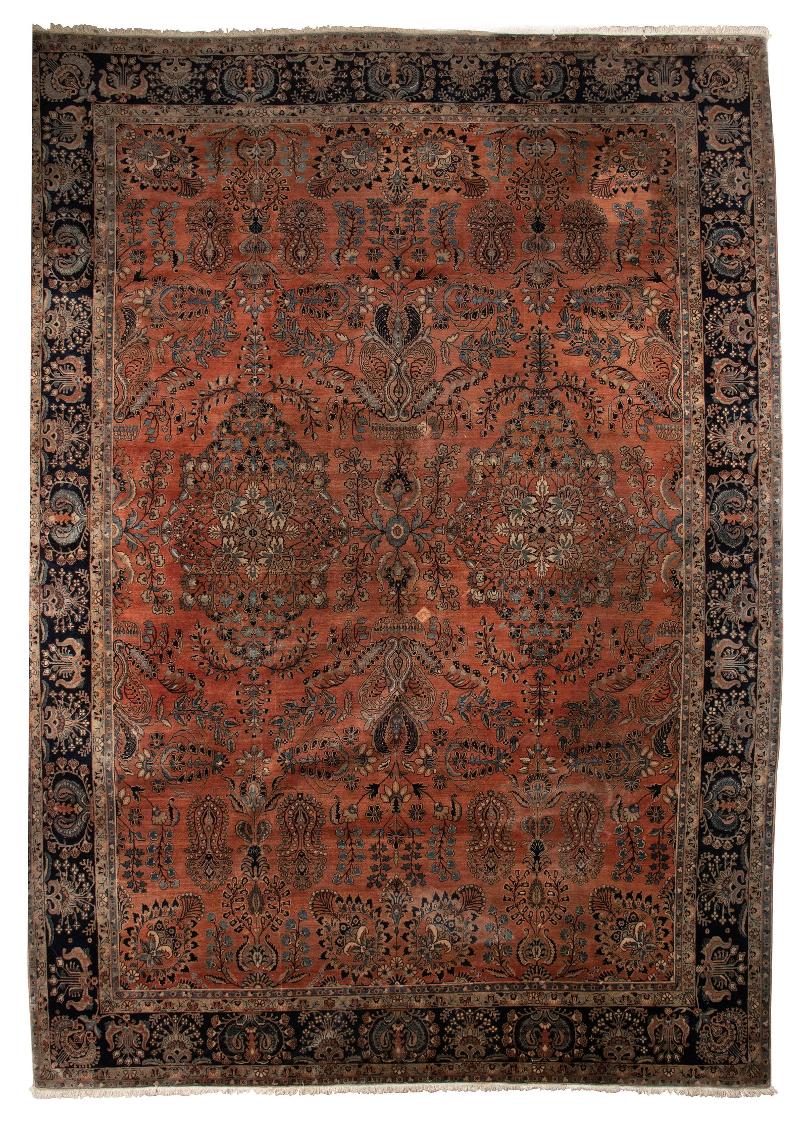 SAROUK RUG: 11í10î X 16í9î Circa 1920-1930 (1 of 2)
