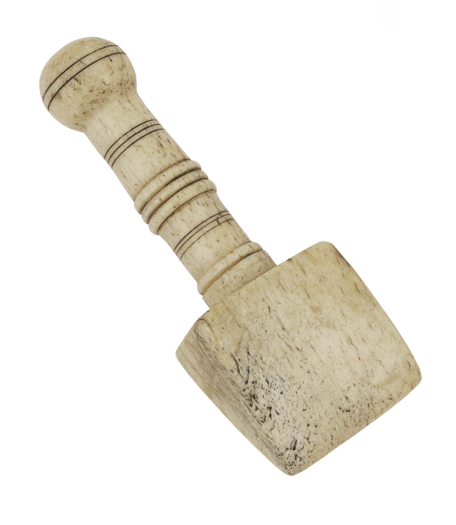 WHALEBONE SEAM RUBBER Mid-19th Century Length 5.25". (1 of 2)