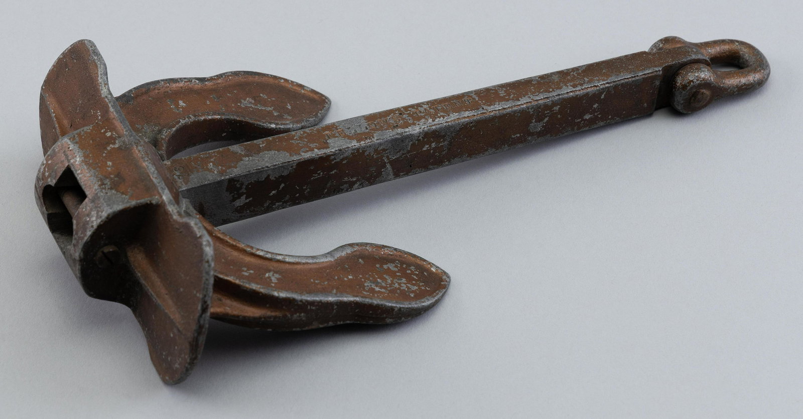 MODEL OF A FELLOWS PATENT STOCKLESS ANCHOR 20th Century Length 9". (1 of 2)